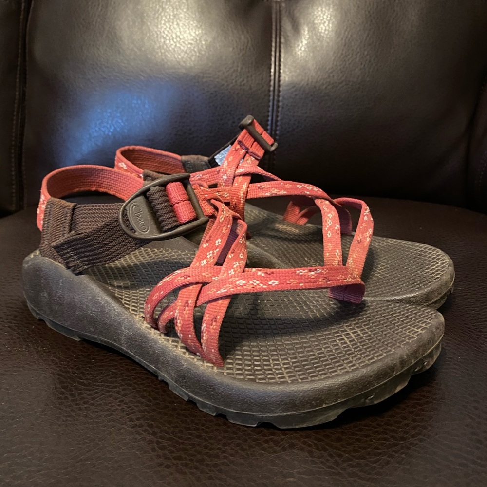 Red Chaco sandals